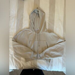 Garage Hoodie zipper crop top sweatshirt LIKE NEW